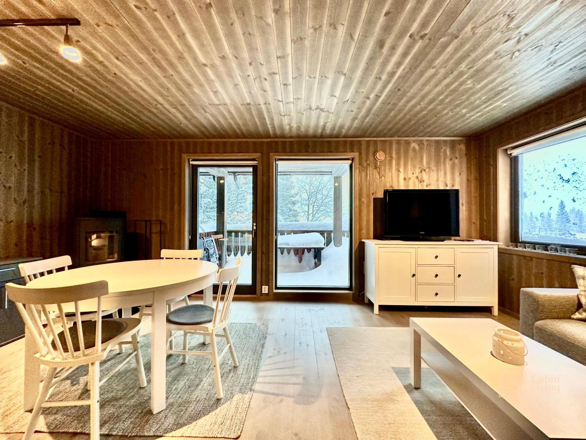 Modern Ski-In Out Apartment At Sjusjoen 外观 照片